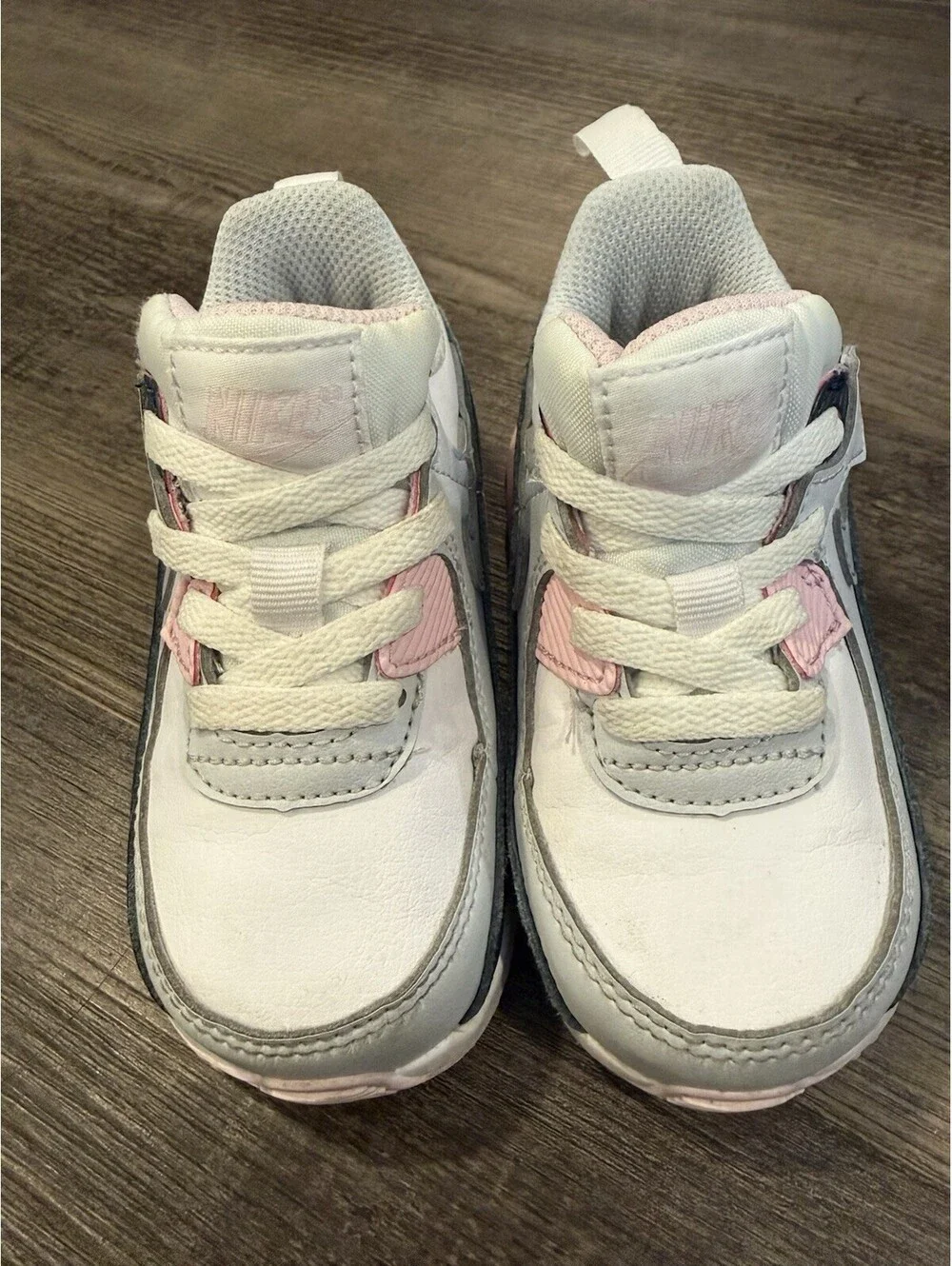 Nike Air Max 90 Easyon White/Pink Toddler Sneakers HF6359-104- SZ 5.5C